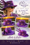 Breeders Cup Purple Felt Fedora
