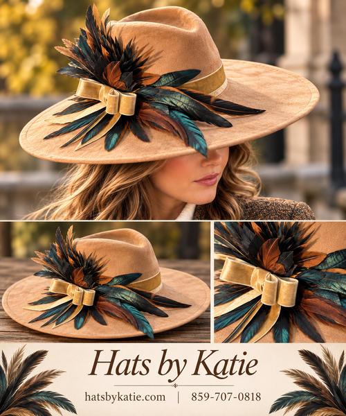 Camel Felt Fedora