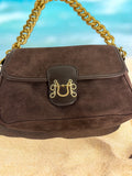 Suede Bit Handbags