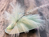 Mint Green Sinamay Straw