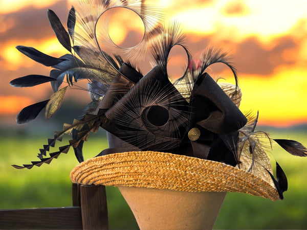 Milan Straw Topper
