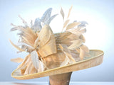 Cream Sinamay Straw