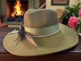 Large Brim Loden Fedora