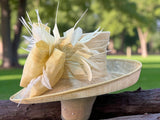 Cream Sinamay Straw