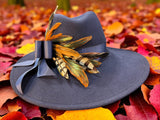 Navy Felt Fedora
