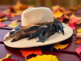 Dark Cream Felt Fedora