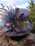 Navy Asymmetrical Felt