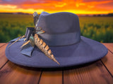 Navy Felt Fedora