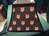 Lamp Shade  with a Fox Mask Pattern