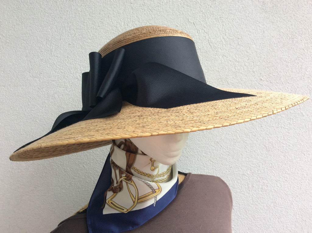 Palm Straw in a Large Brim – Hats by Katie