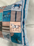 Equestrian Print Pillow