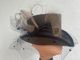 Top Hat in Brown Straw