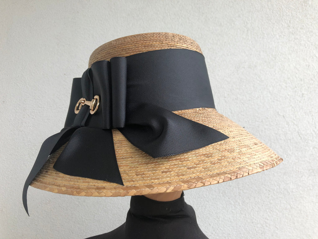 Palm Straw Lamp Shade Hat – Hats by Katie